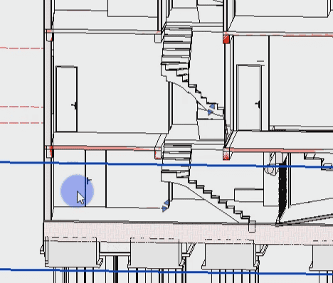 Các bước triển khai chi tiết thép thang bộ 2 nhà phố trong Revit